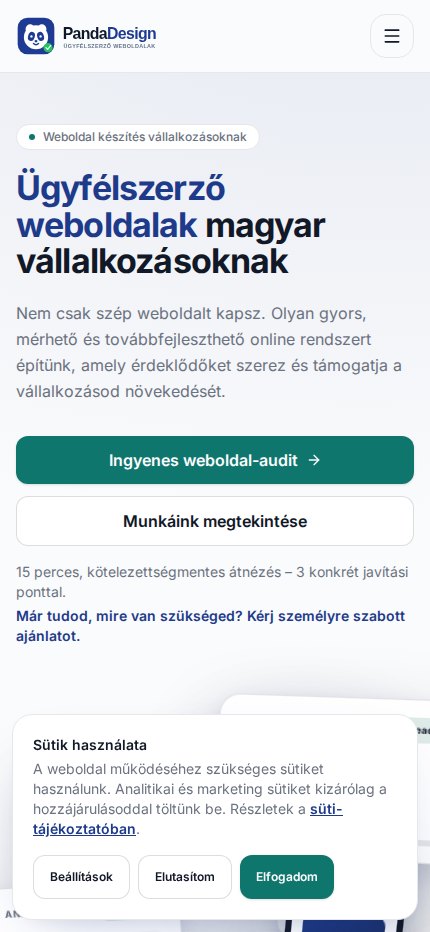 Bérbeadva – mobil nézet